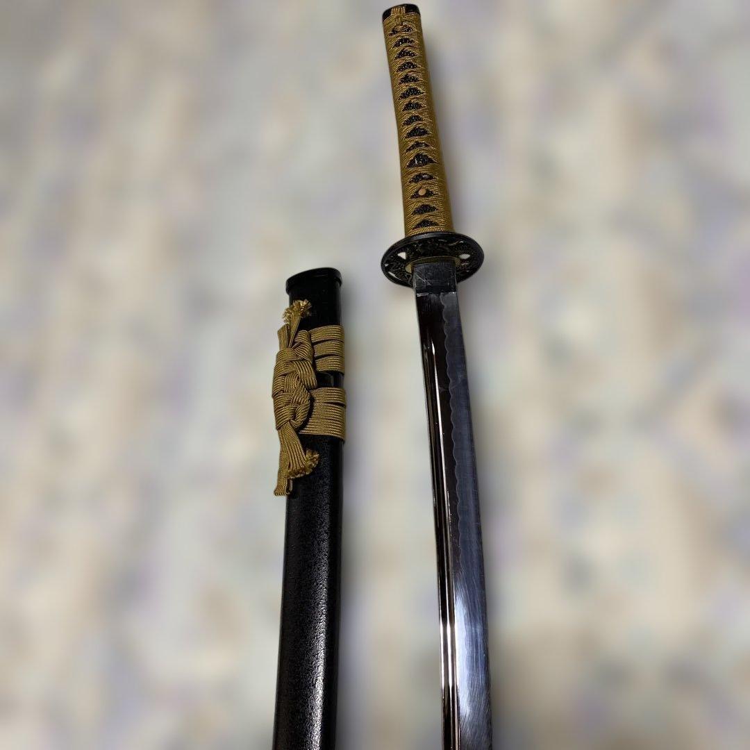 高級模造刀 近藤勇拵え 長曽根虎徹 金茶柄