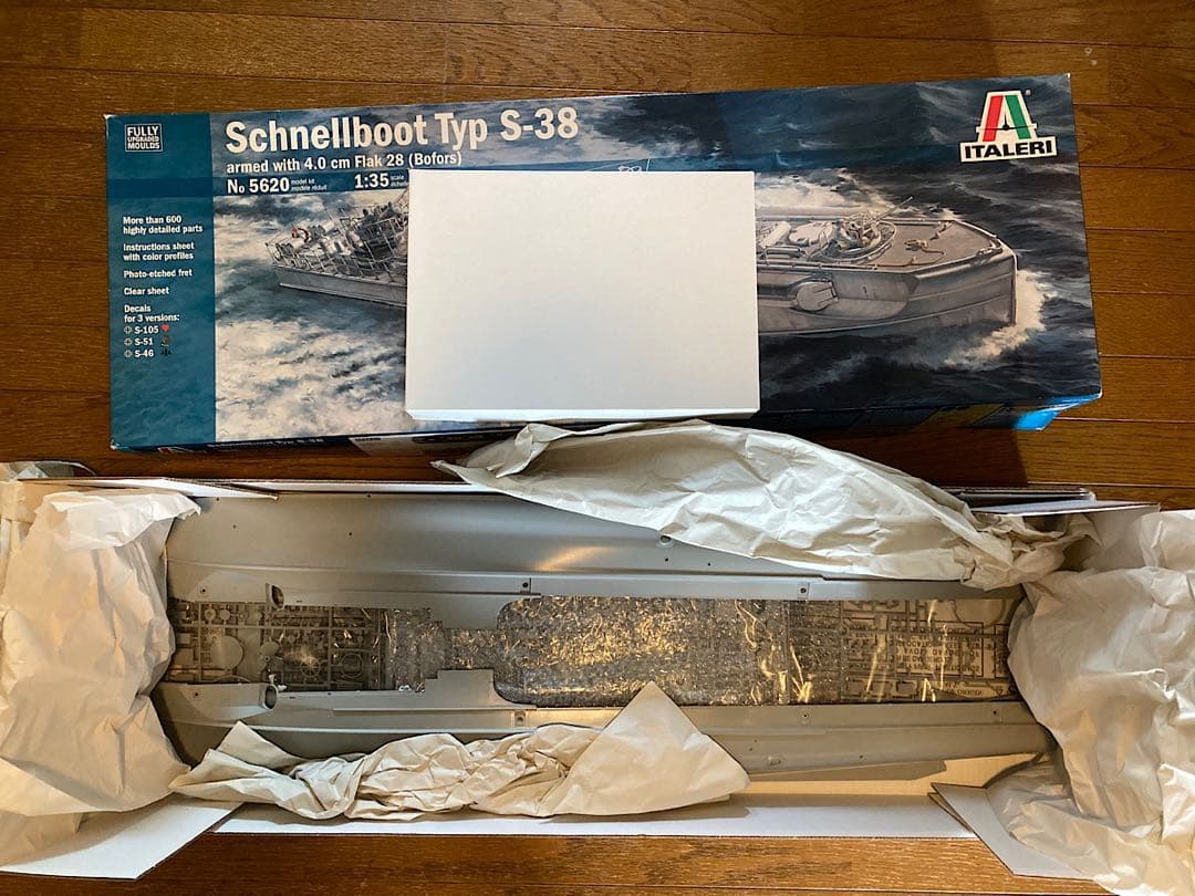 1/35　タミヤ　ドイツ海軍　魚雷艇 シュネルボート S-38 イタレリ