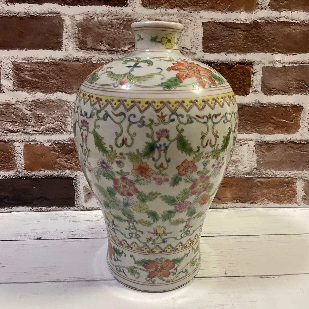 お値下げ 中国陶器 花瓶 花器 陶芸