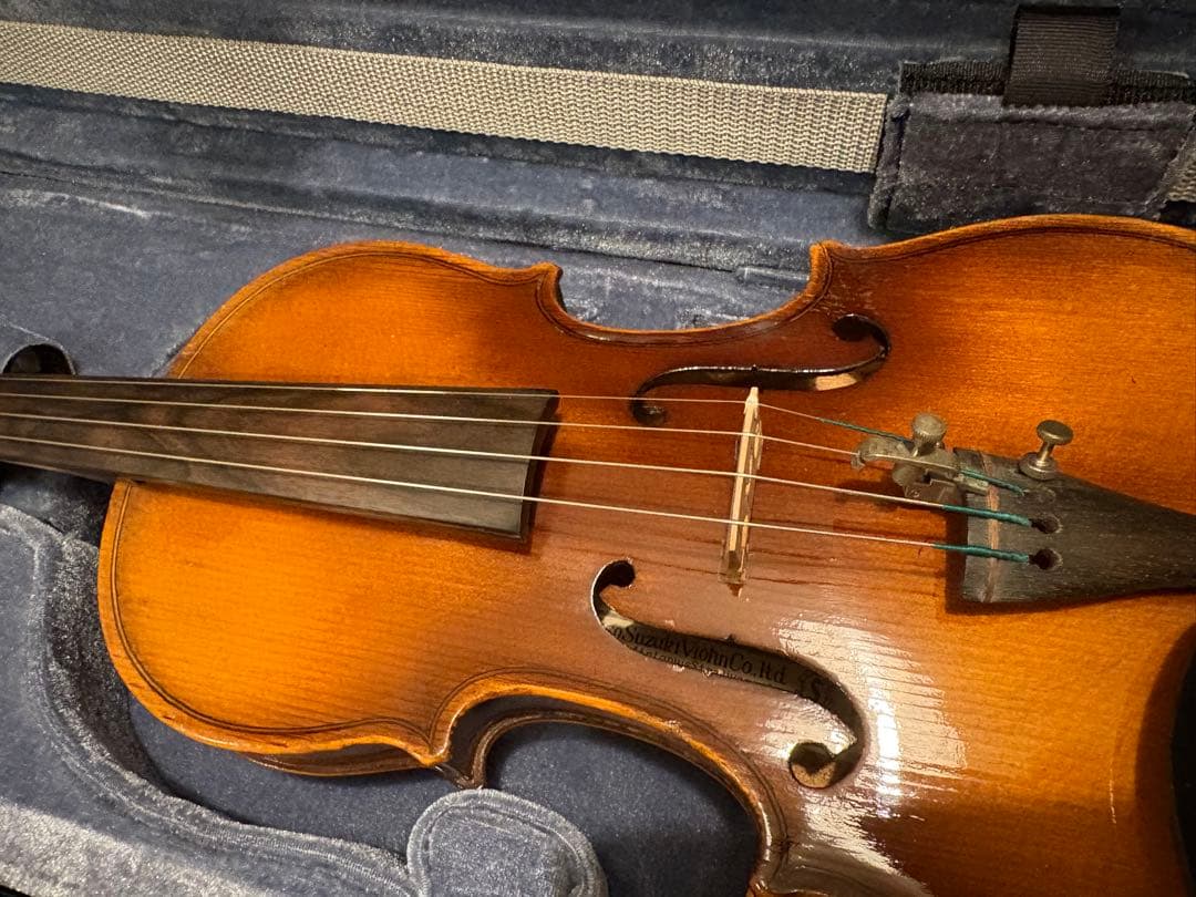 分数バイオリン　1/4サイズ　1958年製　鈴木バイオリン　弦楽器