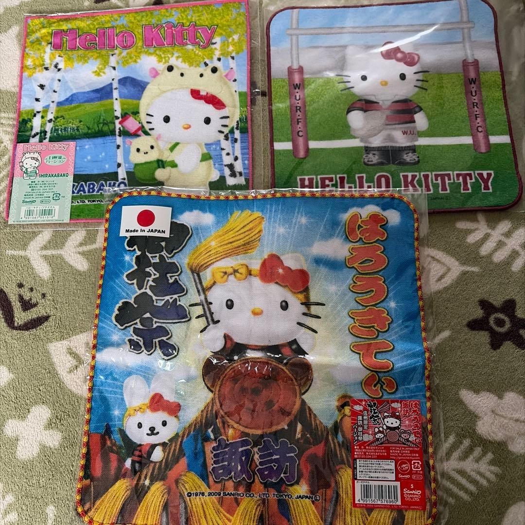 サンリオ プチタオル いちご新聞 ご当地 ピューロランド