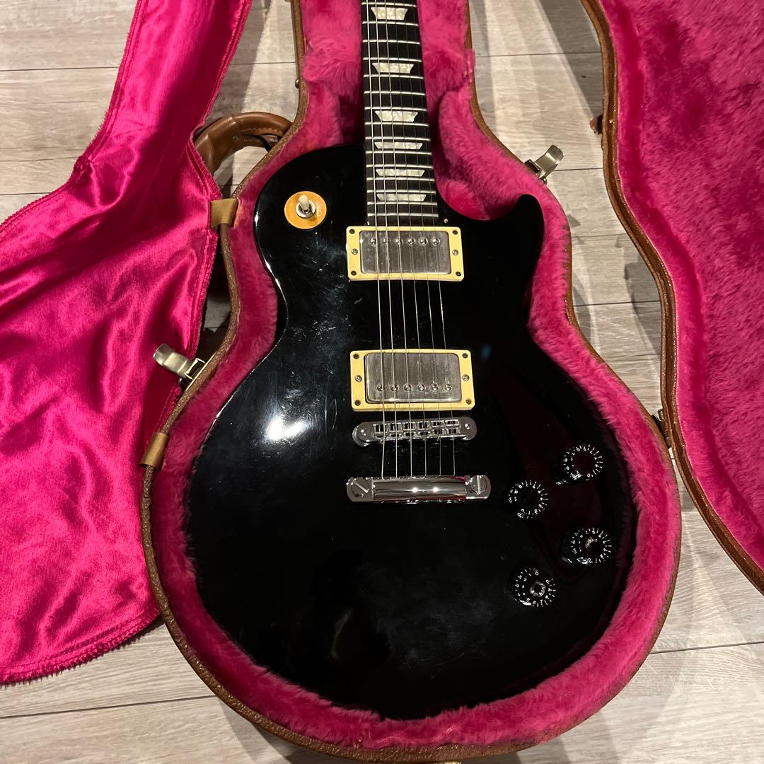 ギブソンUSA レスポール・スタジオ黒　ハードケース付き1994年製 100周年