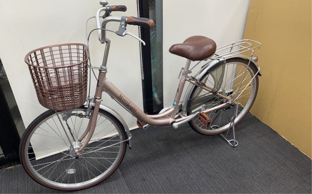 愛知県★極美品！サカモトテクノ 中古自転車ミスティライト オートライト24インチ