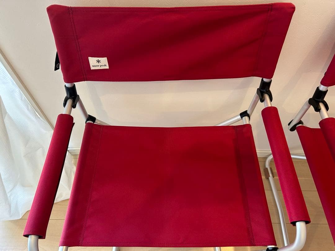  peak スノーピーク FDチェア 二脚セット 保護キャップ付き