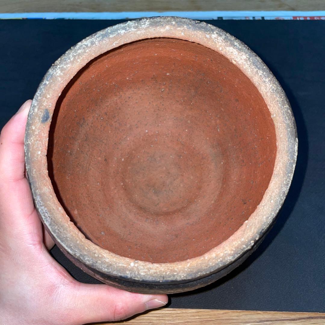 中川伊作　知花南蛮焼き　花いけ　水指