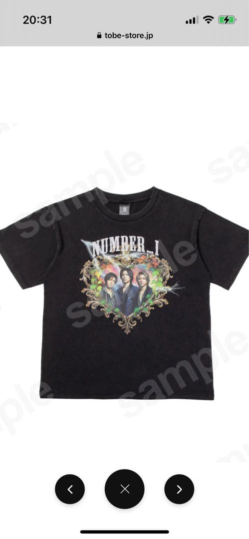 「Number_i LIVE TOUR 2024 No.Ⅰ」Tシャツ