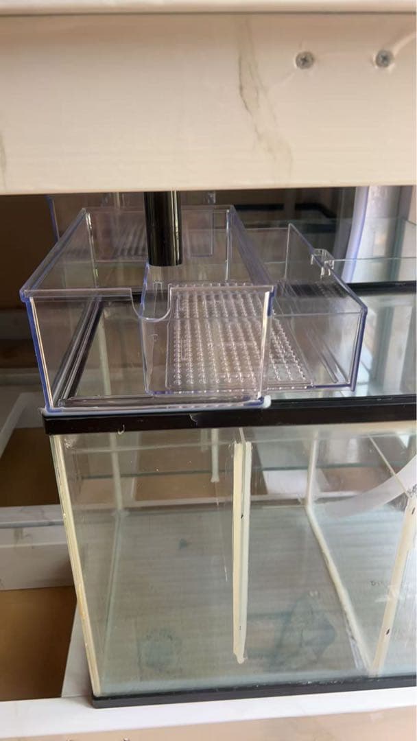 値下げしました‼️⇒ 120-30-40 オーバーフローガラス水槽 と台のセット