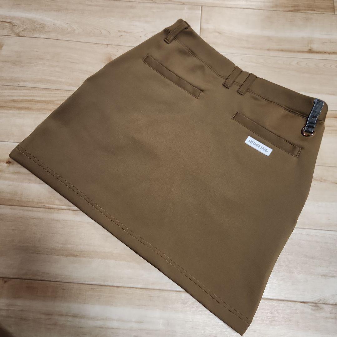 美品✦BRIEFING✦3D LOGO スカート✦ コヨーテ✦ S