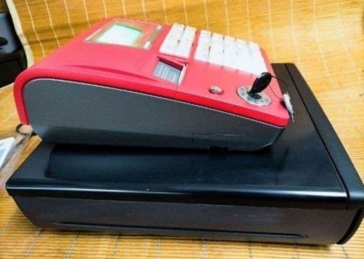 カシオレジスター　TE-400　フル設定無料　美品PC連携売上管理　400504