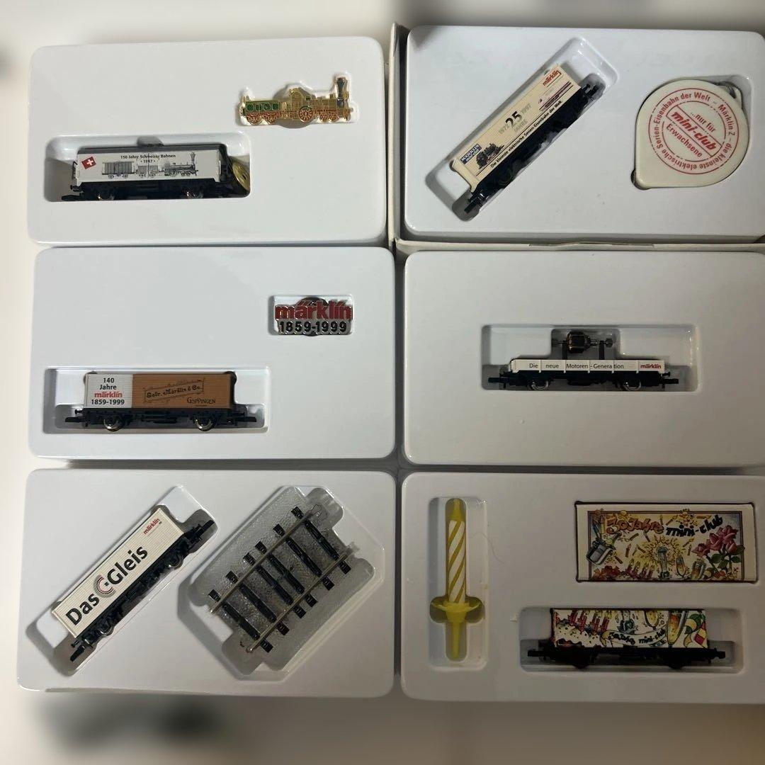 メルクリン ミニクラブ Zゲージ 記念貨車6両セット 1859-1999