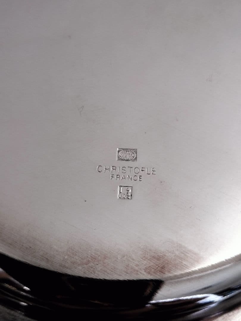 ゆゆ　クリストフル　フラワーベース　BOUCHERONプレートセット