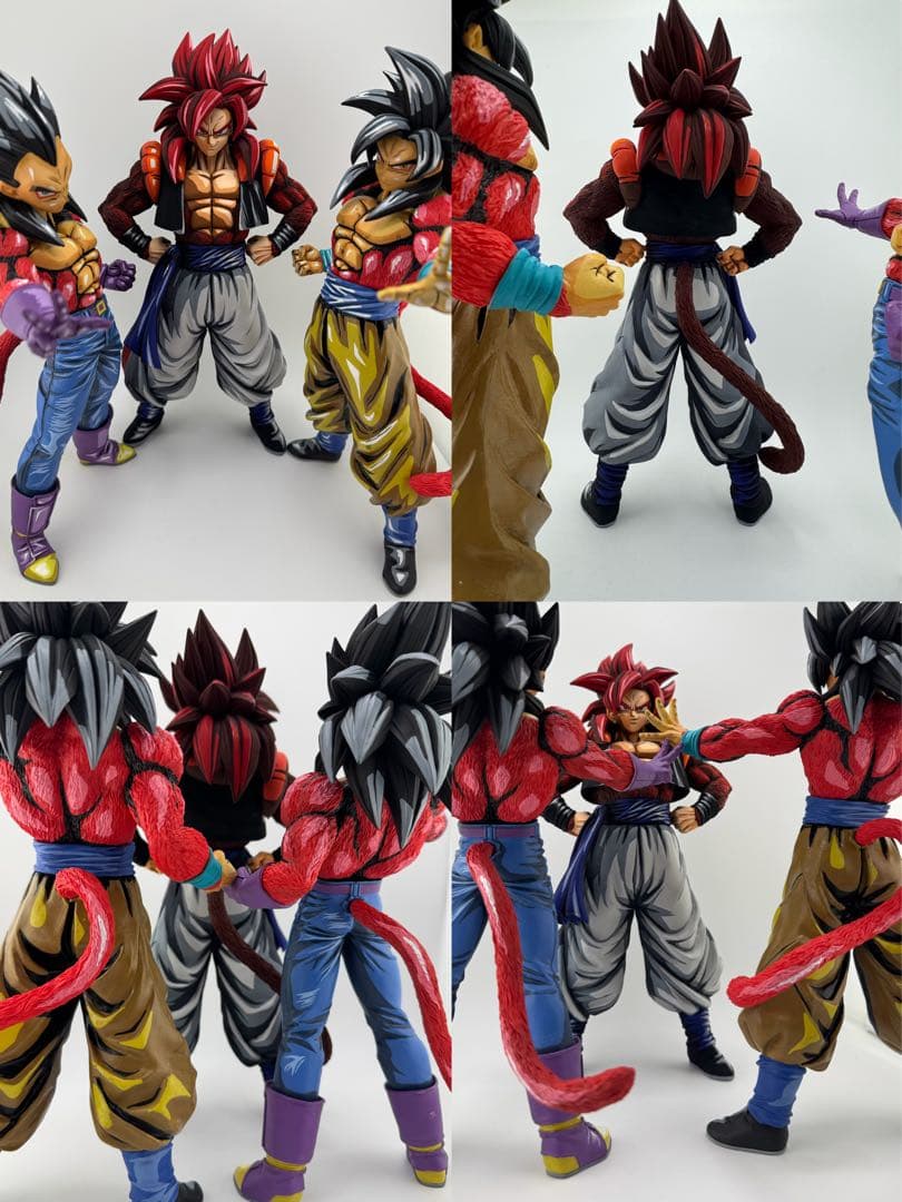 一番くじ　グレイテストサイヤン ゴジータ4 ベジータ4 孫悟空4 リペイント