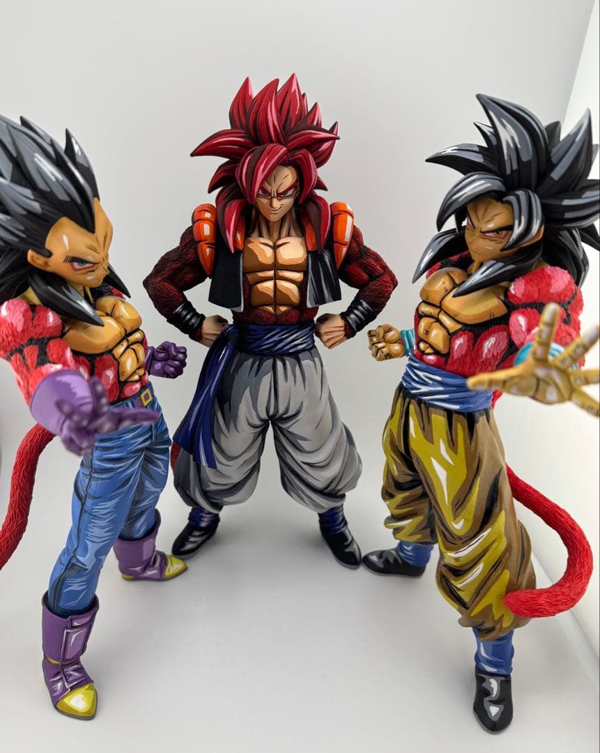 一番くじ　グレイテストサイヤン ゴジータ4 ベジータ4 孫悟空4 リペイント