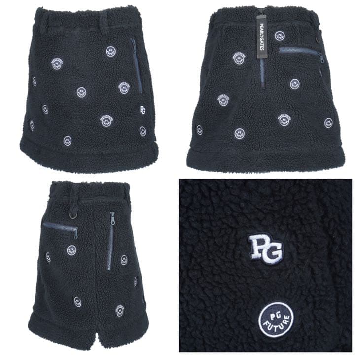 サイズ①☆パーリーゲイツ☆パイルジャガード　スカート ☆新品☆税込28,600円