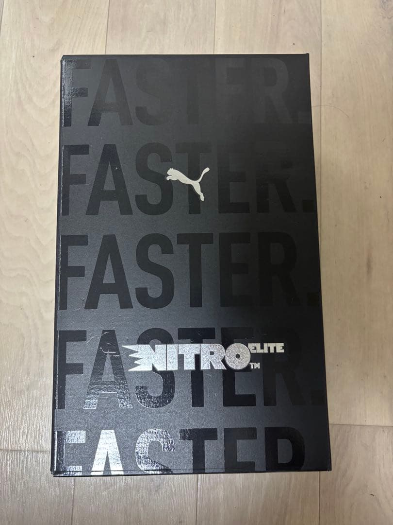 PUMA NITRO 400スパイクシューズ オレンジ/イエロー 収納袋付き