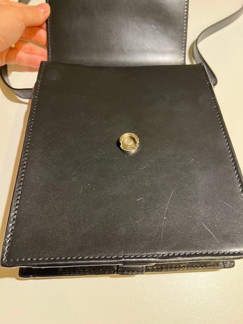 ルメール スモールサッチェルバッグ ブラック