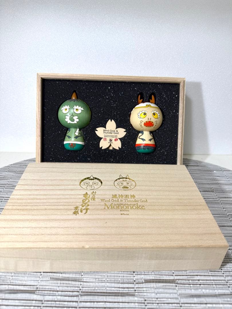 カイカイキキ 村上隆 もののけ京都 限定 卯三郎の孫コラボ 風神雷神 こけし