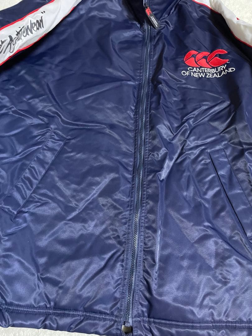 canterbury ネイビー 中綿ベンチコート Lサイズ