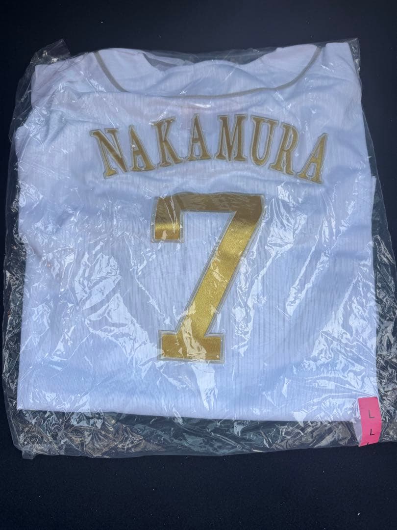 ホークス　中村晃 20周年　レプリカ　ユニフォーム　Lサイズ