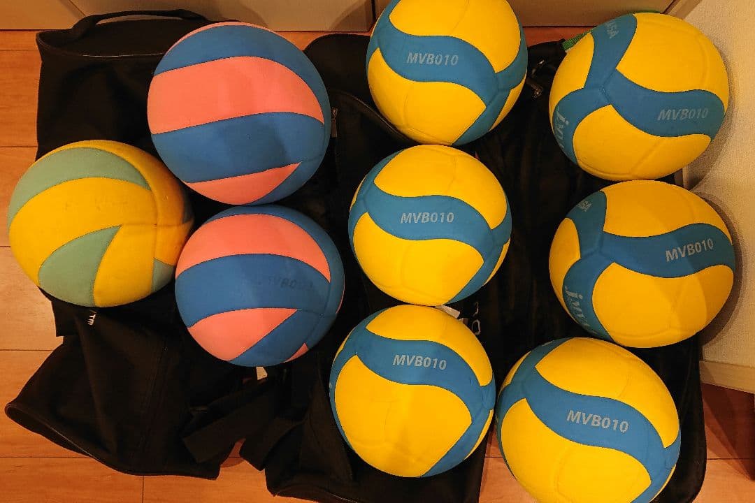 MIKASA製 混合バレーボール公式認定球 4球