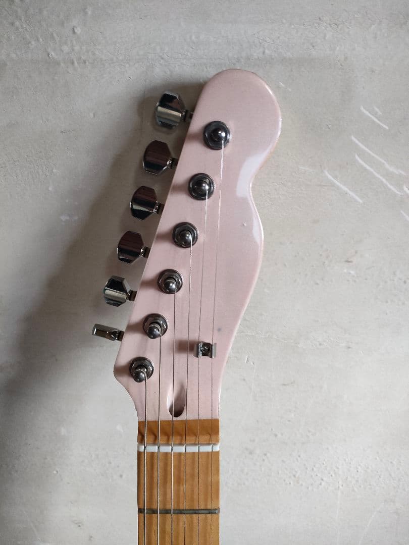 【即発送】ハンドメイド ピンク テレキャスタータイプ エレキギター