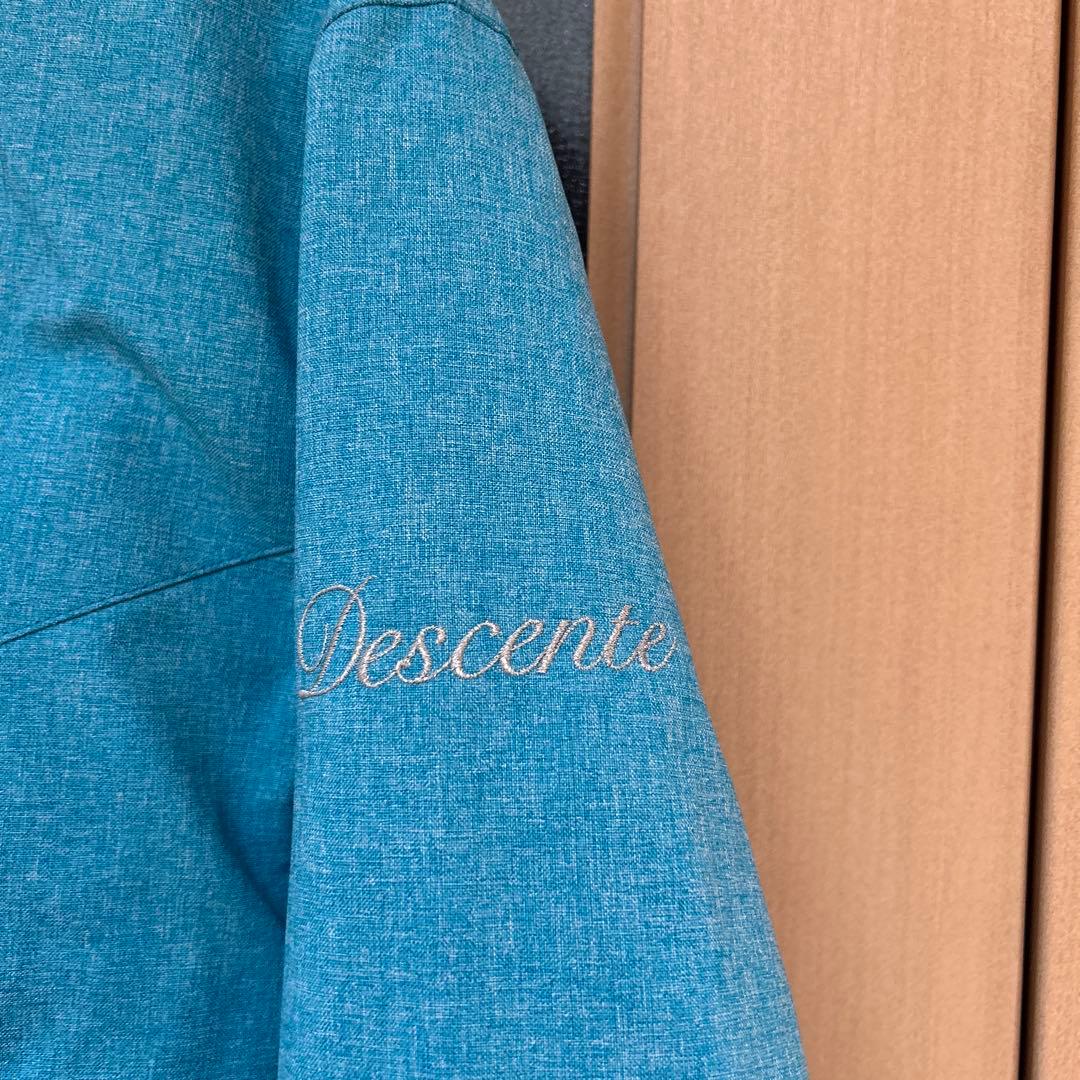 女性用DESCENTEスキーウェア上下 ブルー/ブラック