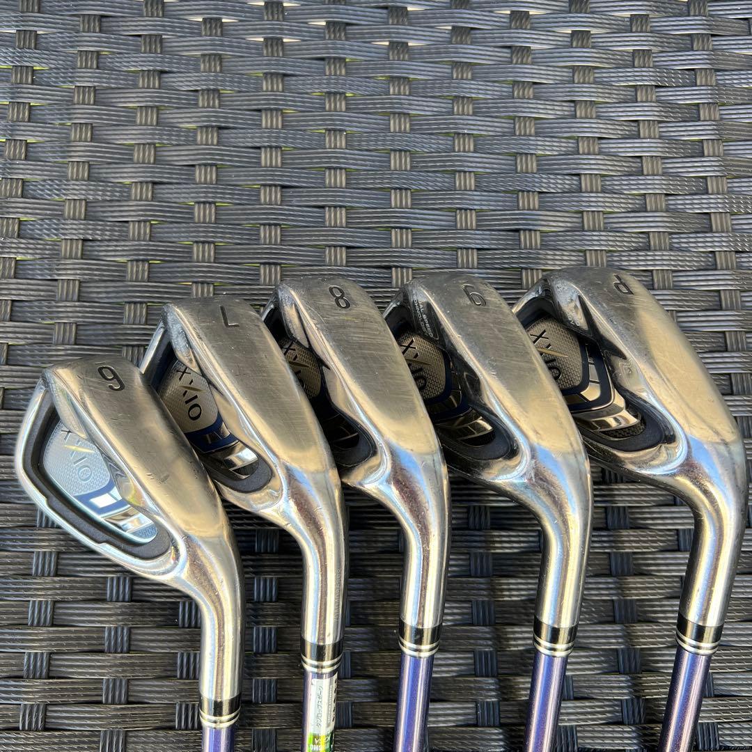 XXIO アイアン5本セット 6.7.8.9.P シャフトSR MP900