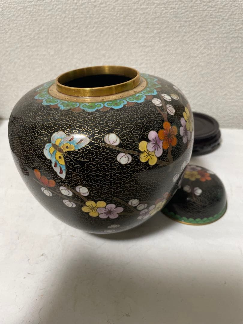 中国景泰藍 七宝焼 壺