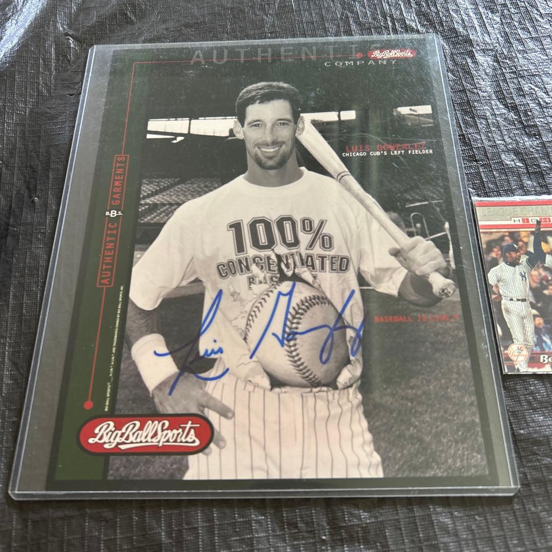 MLB  ルイス ゴンザレス　直筆サイン入りフォト　アリゾナダイヤモンドバックス