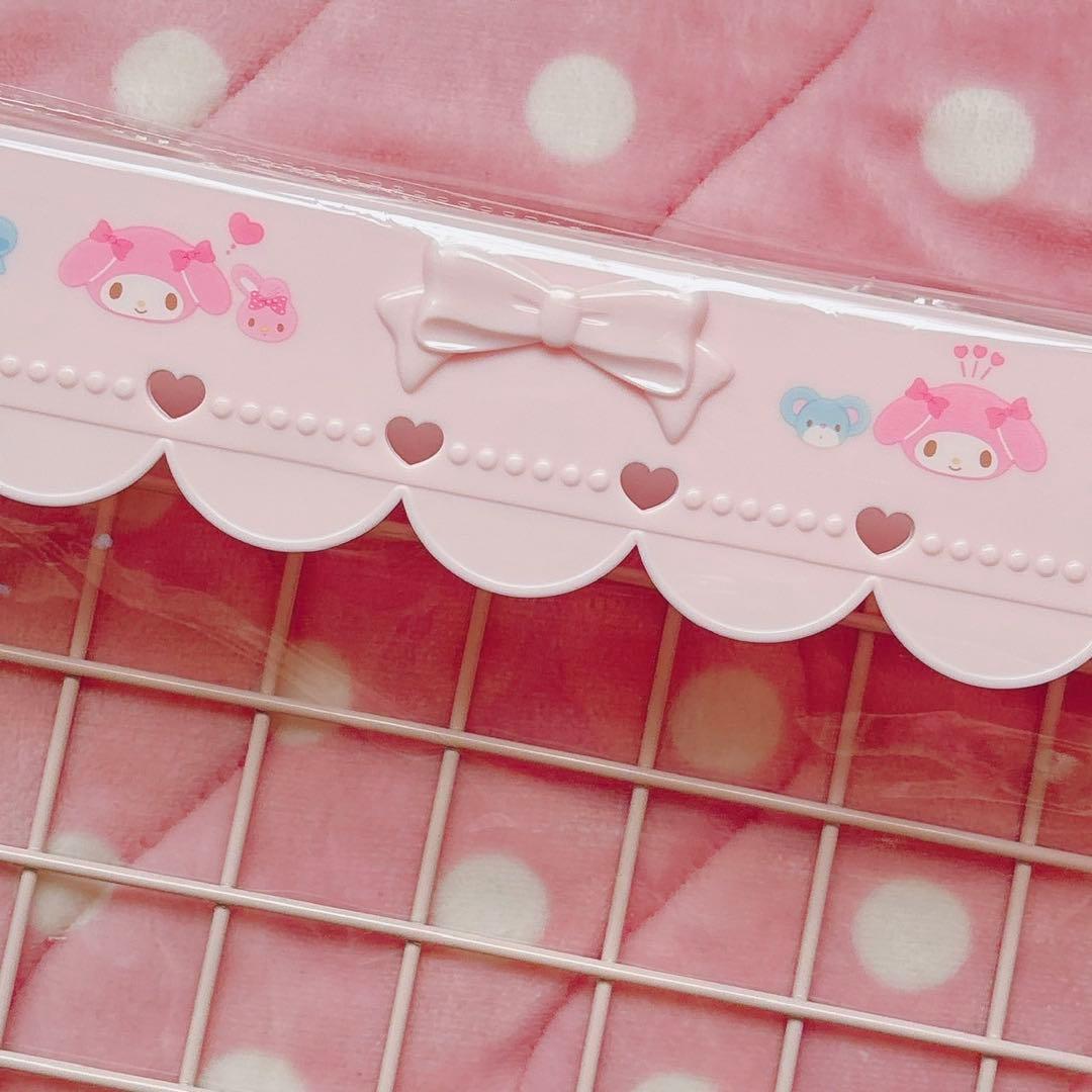 マイメロ 推しをかわいく飾り隊 ワイヤーネット フック付きカゴ マスコットチェア