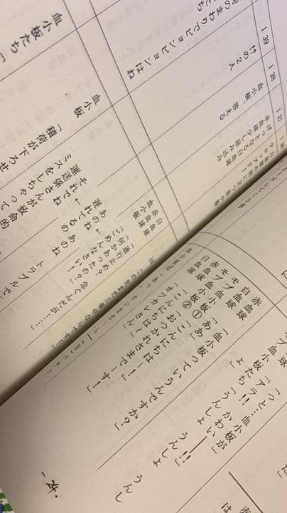 はたらく細胞  1話 アフレコ台本 本物
