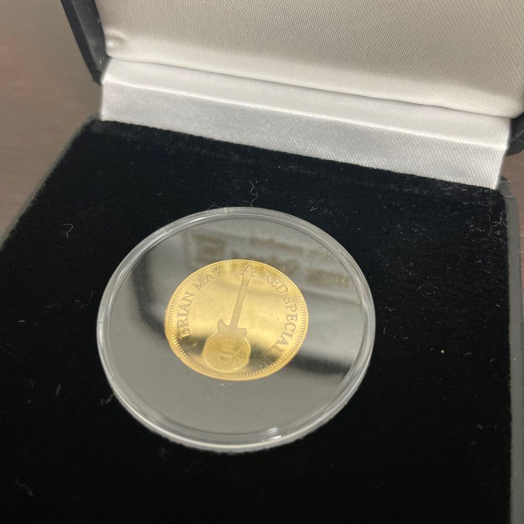 クイーン　QUEEN ブライアンメイ　6ペンス　　500個限定品 ゴールド