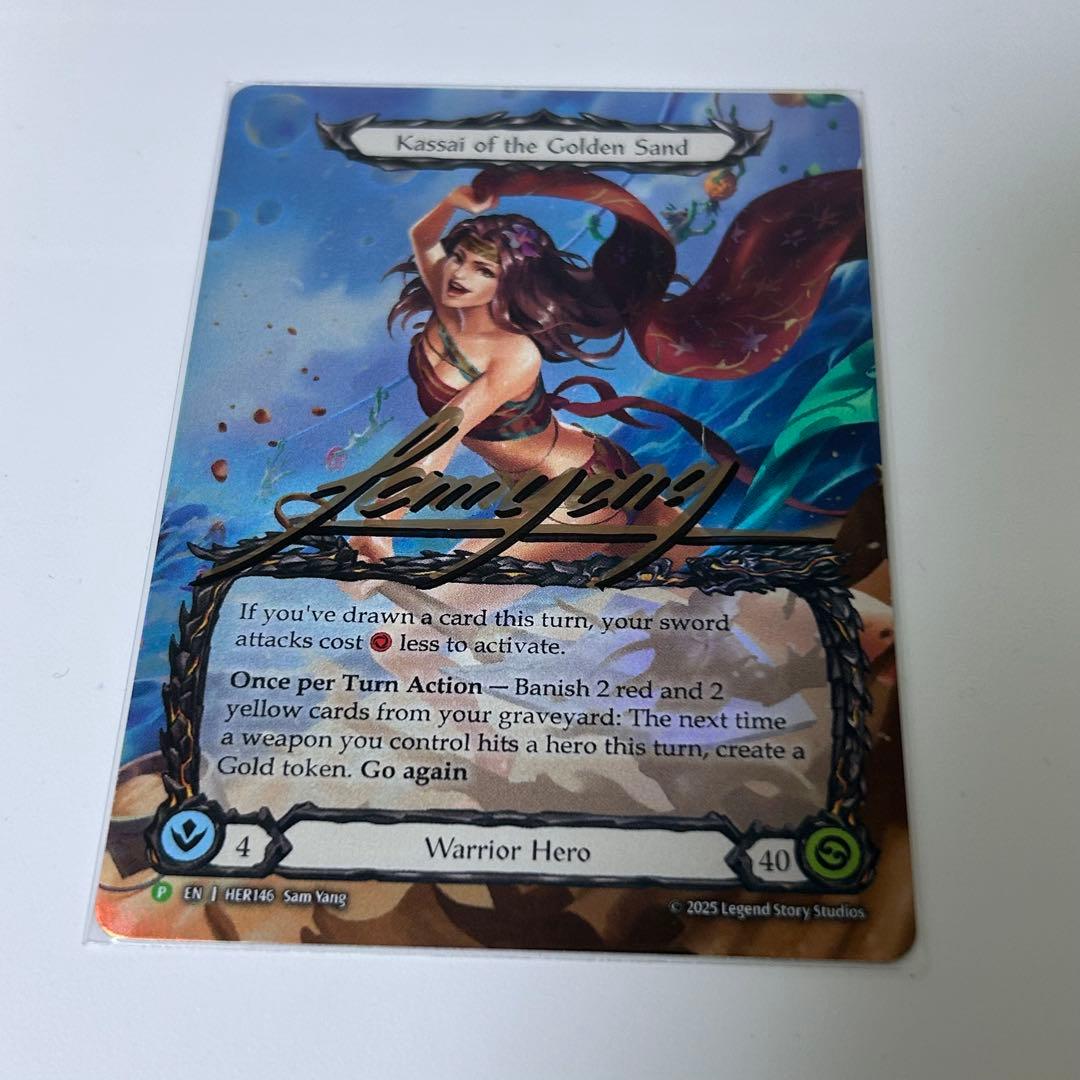 金の砂のカッサイ Kassai fab プロモ　サインド