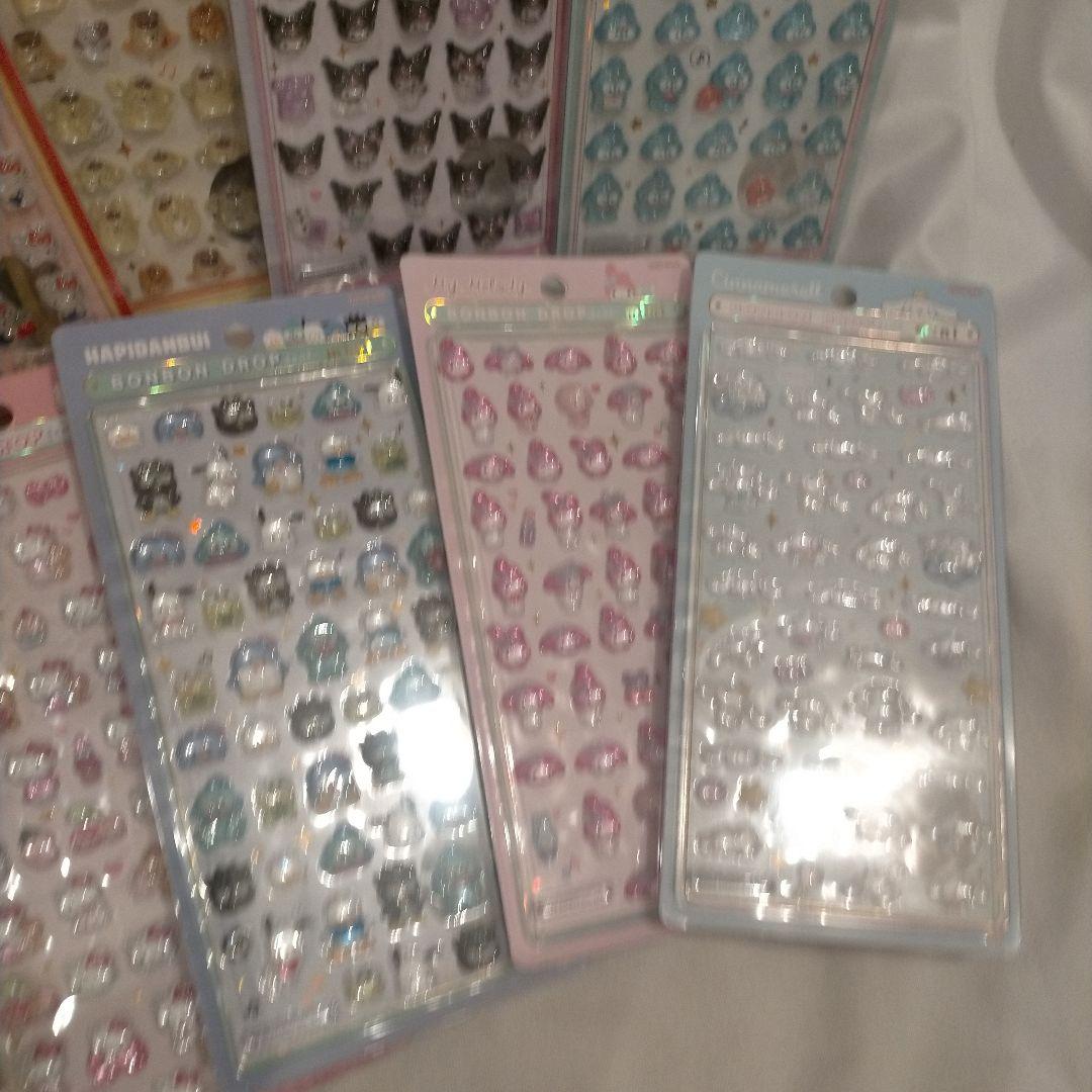 サンリオ　ボンボンドロップシール　ミニ　はぴだんぶい　プリン　キティー　正規品