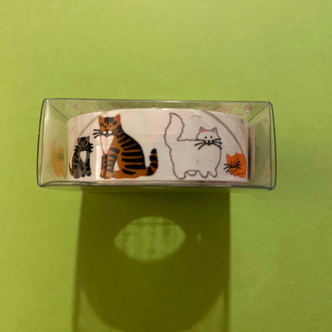 サンディライオン　ねこ　モンドリアン　ステッカー