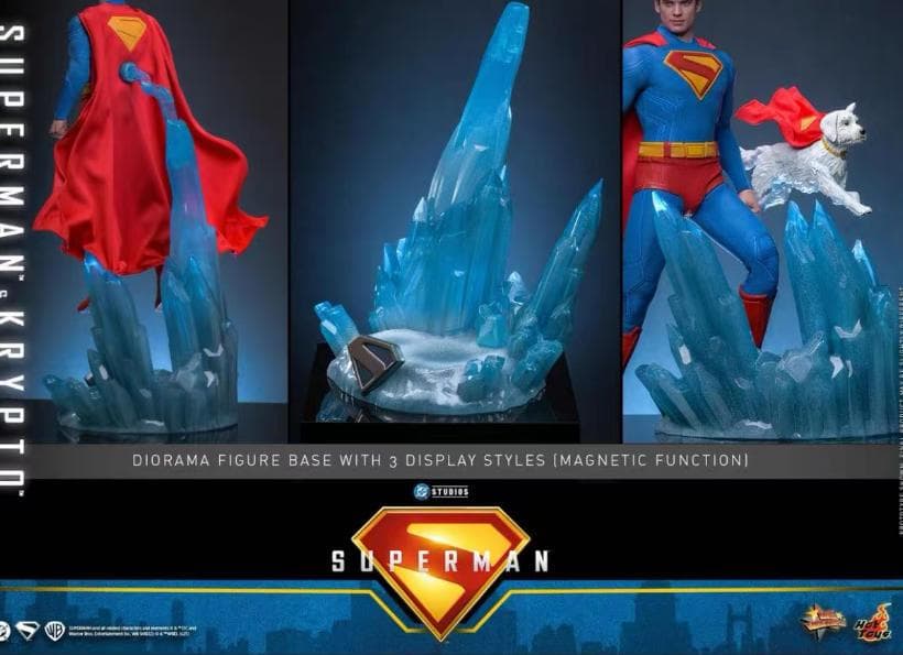 ホットトイズ MMS812 スーパーマン&Krypto 1/6スケールフィギュア