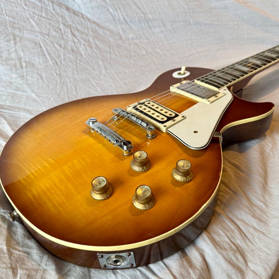 【動作確認済】グレコレスポール 1975年製フレイム杢 チェリーサンバースト