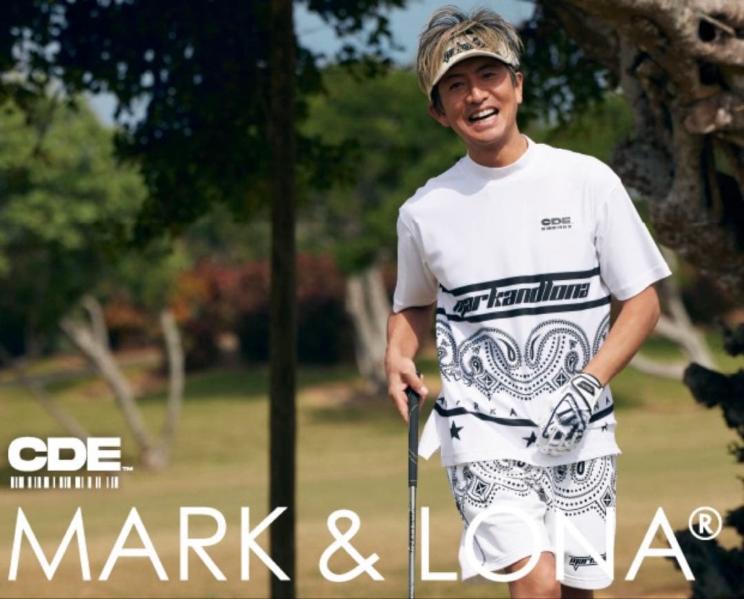 美品 ★ MARK&LONA 木村拓哉さん セットアップ モックネック ショーツ