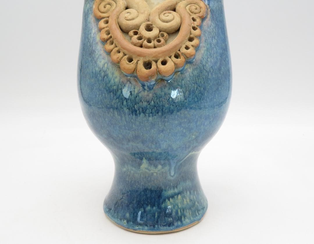 青芳人形 1点 陶器人形 森元青芳 砥部焼 オブジェ 置物 インテリア