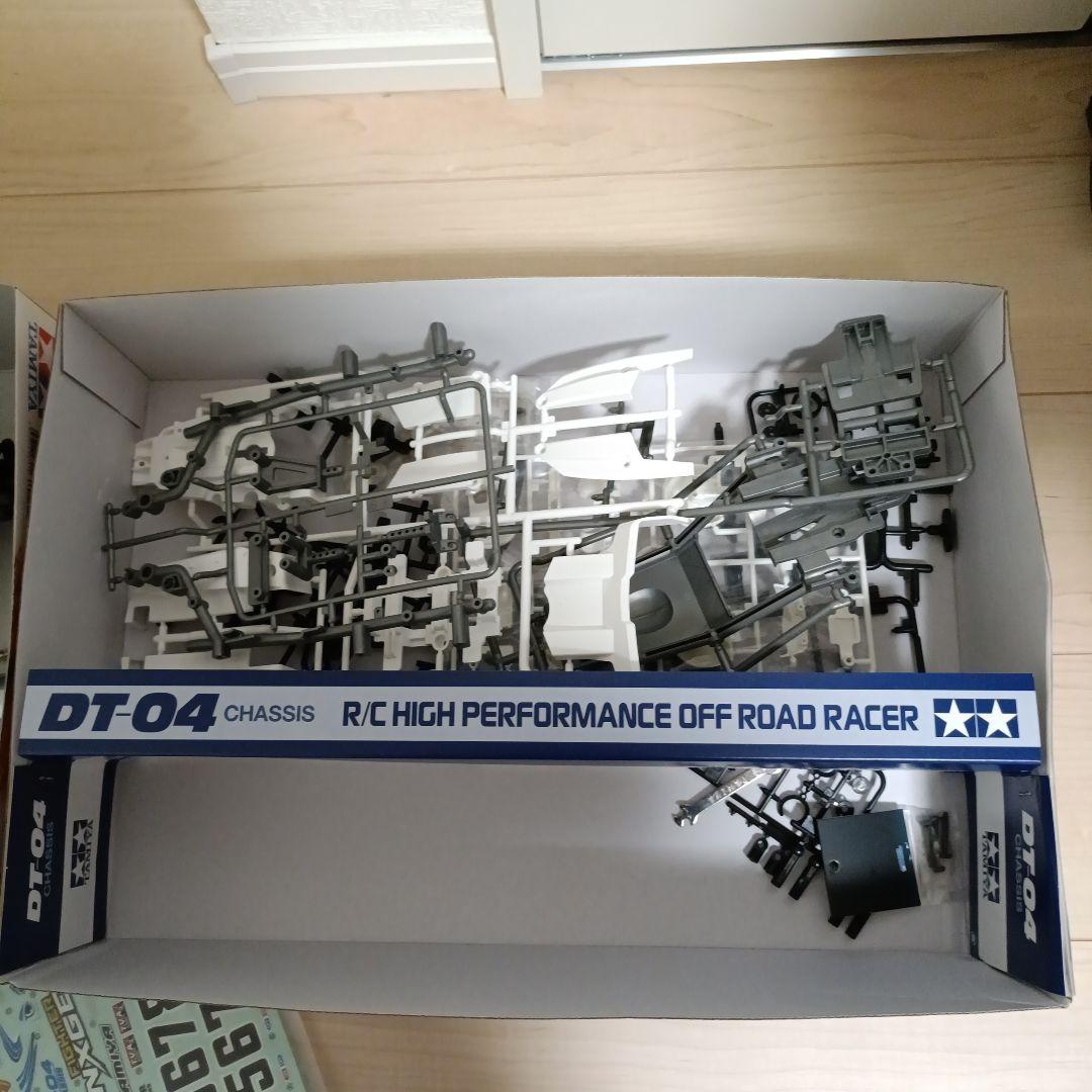 Tamiya DT-04 ファイターネクスジェン 組み立て途中。