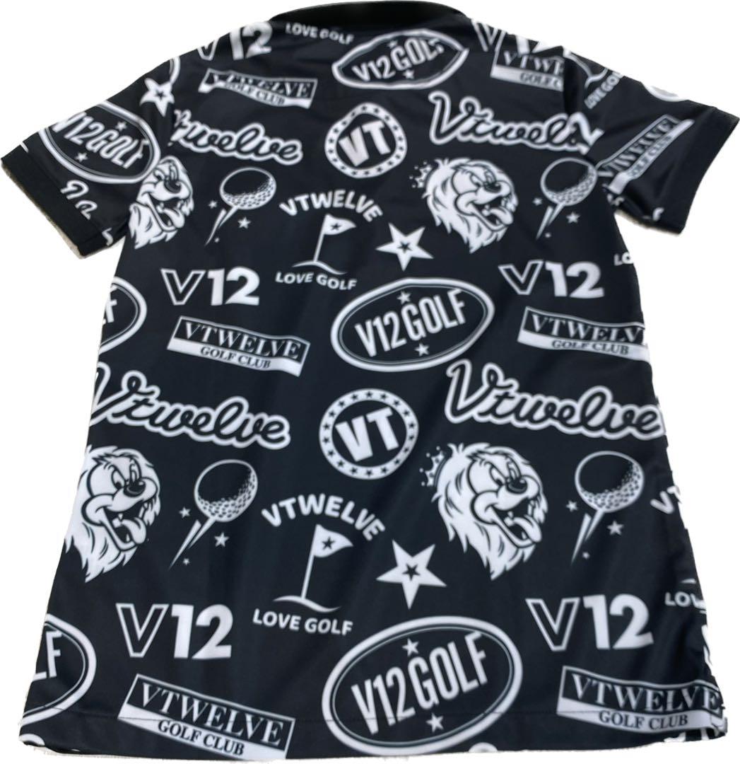 【新品】V12 レディース　ポロシャツ　黒　Sサイズ