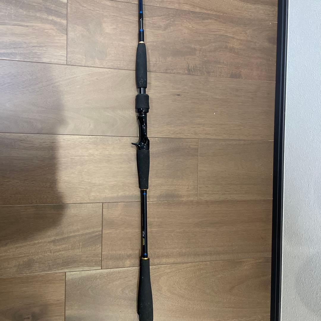 ジギングロッド 黒・青 EVAグリップ