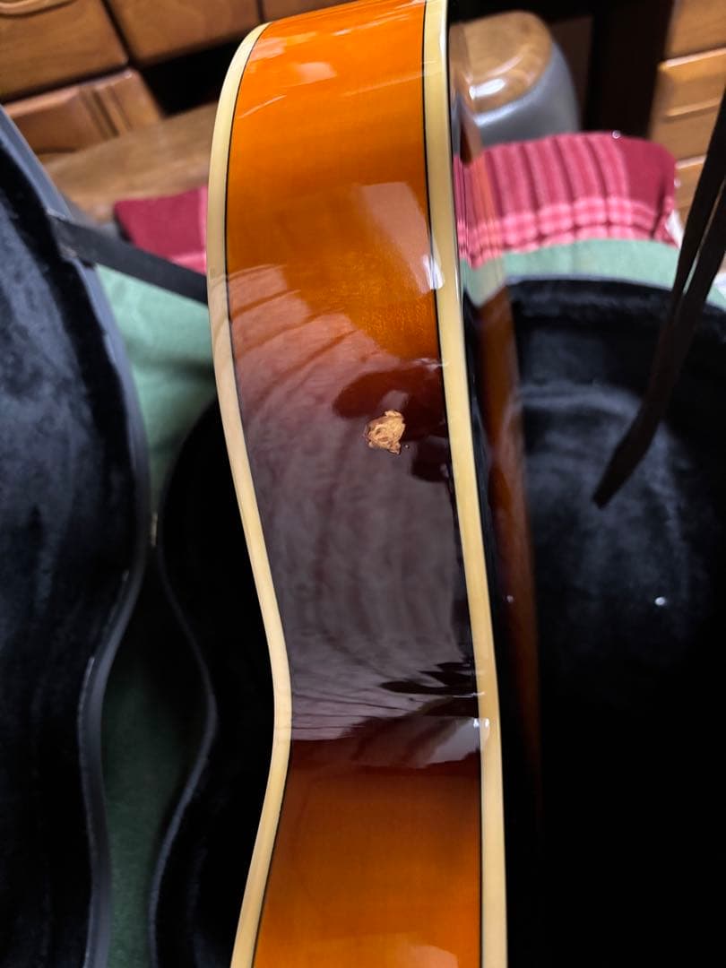 Ibanez AF105-VB フルアコPU MODアンティクィティHC付き