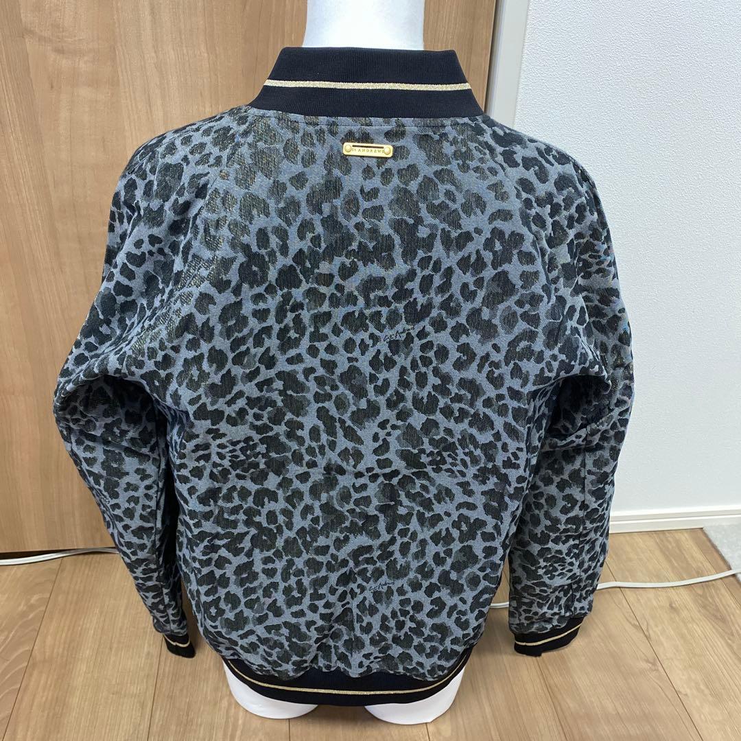 ★新品タグ付き★セントアンドリュース　レオパード柄ラメジャガードブルゾン