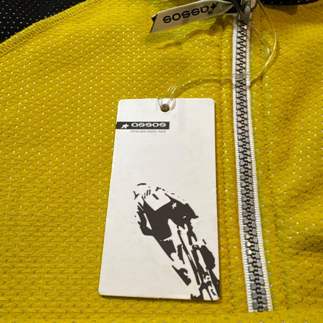 ASSOS イエロー サイクルジャケット S