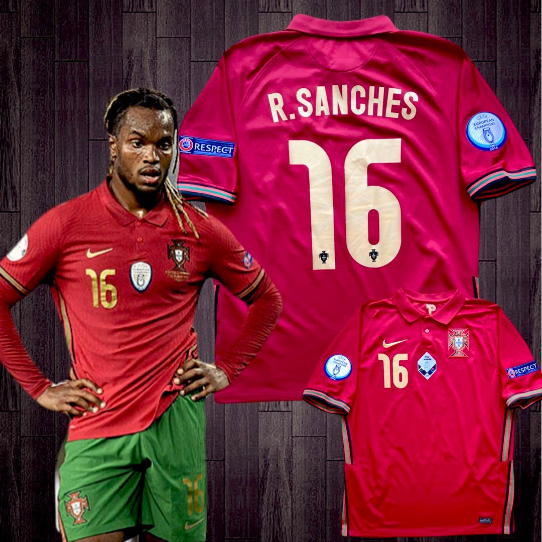 【美品】ポルトガル代表 レナト・サンチェス Euro2020 ユニフォーム