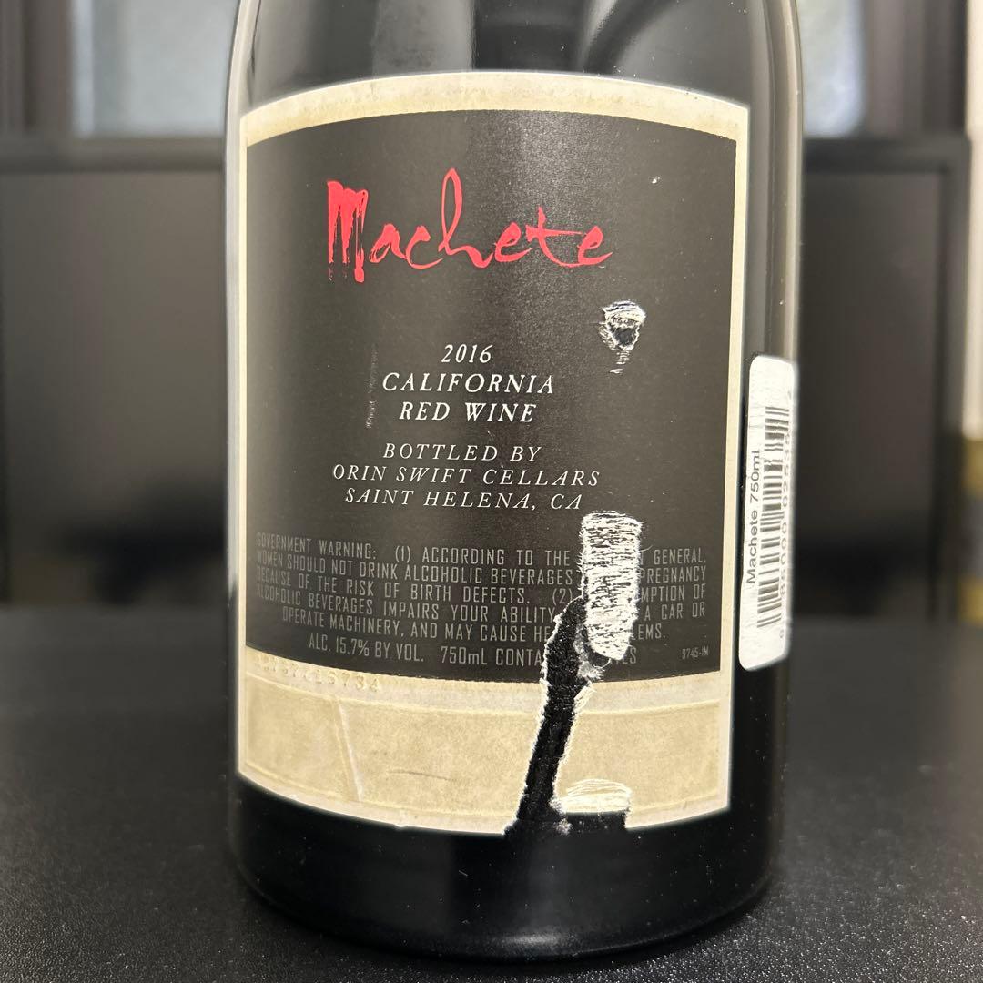 ワイン Machete 2016 Orin Swift