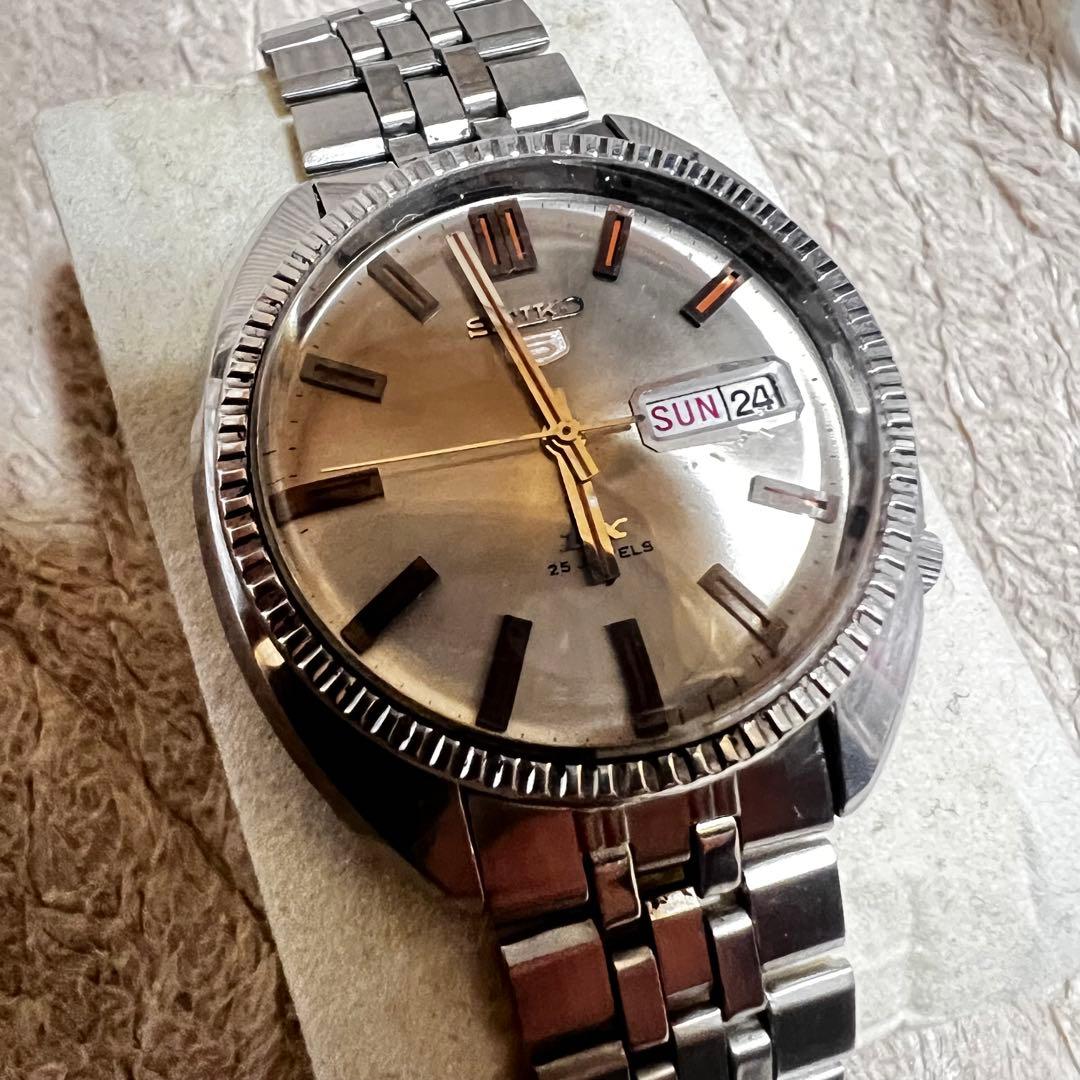 希少　美品稼働 ビンテージ時計6106-8141精工舎刻印あり