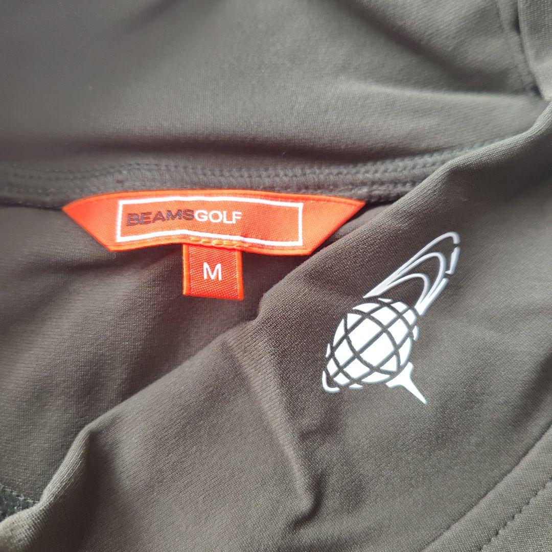BEAMS GOLF 長袖シャツ Mサイズ オリーブ