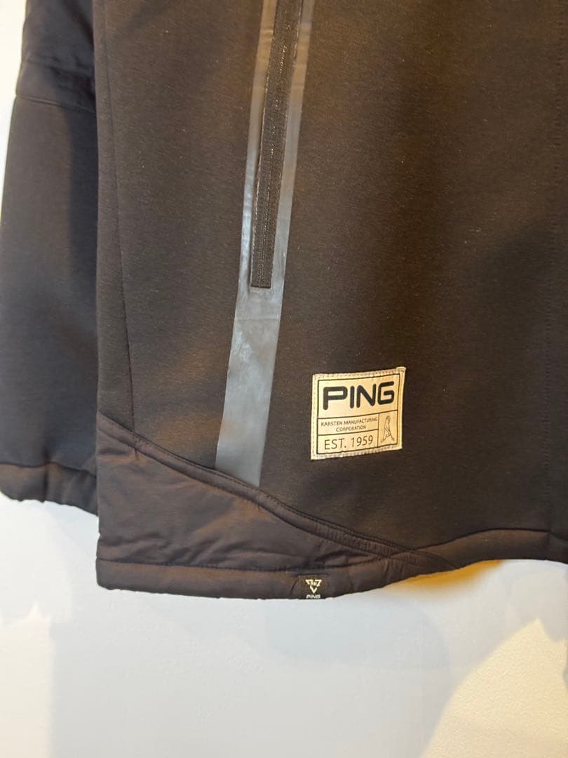 【PING APPAREL】全方向ストレッチリップストップフルジップ中綿　新品